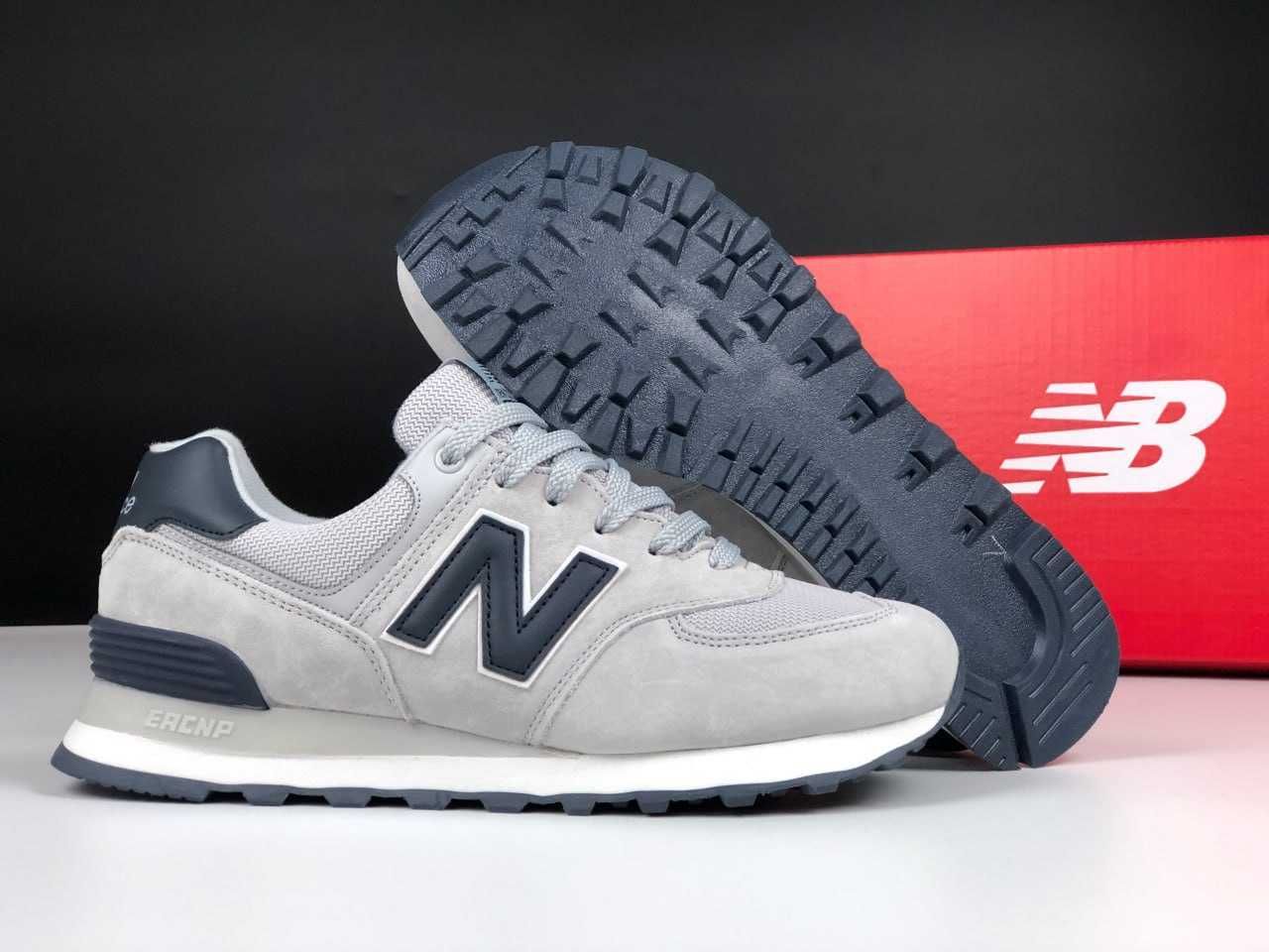 SALE! New Balance 574 Light Gray/Blue 36 37 38 39 40 41 42 43 44 45 46