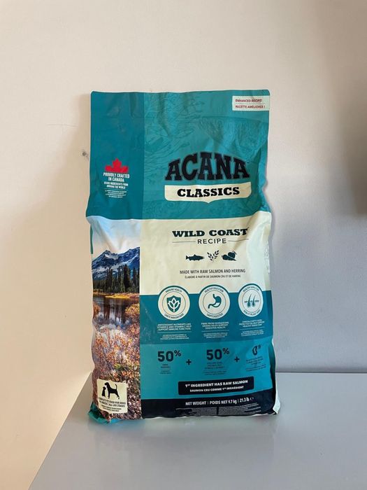 ACANA Wild Coast 2 кг 9.7 кг 14.5 кг сухий корм для собак з лососем