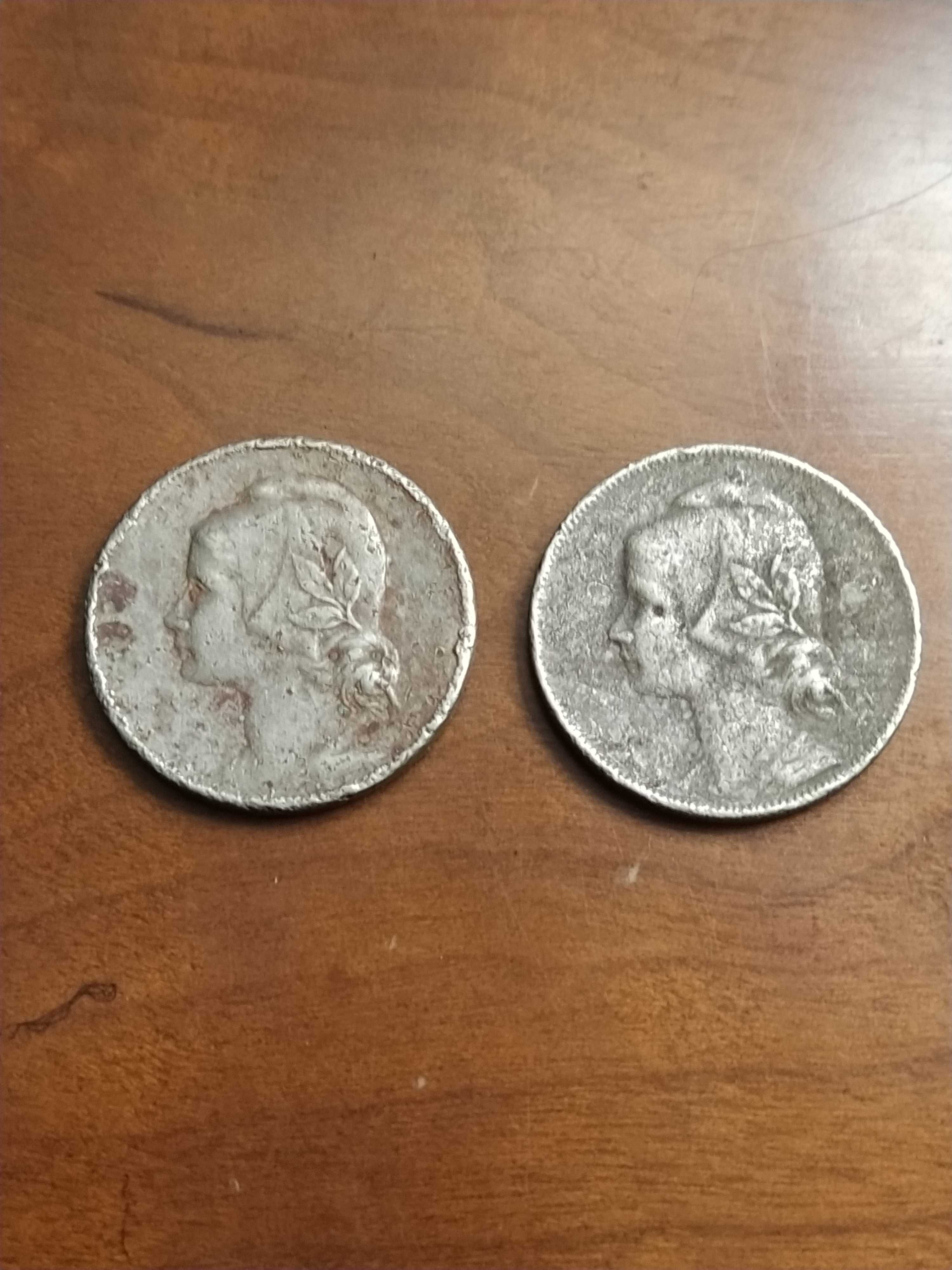 Coleção completa de 4 centavos da república portuguesa