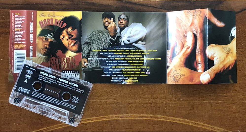 The Infamous Mobb Deep Murda Muzik kaseta rap hip hop gangsta USA 1999