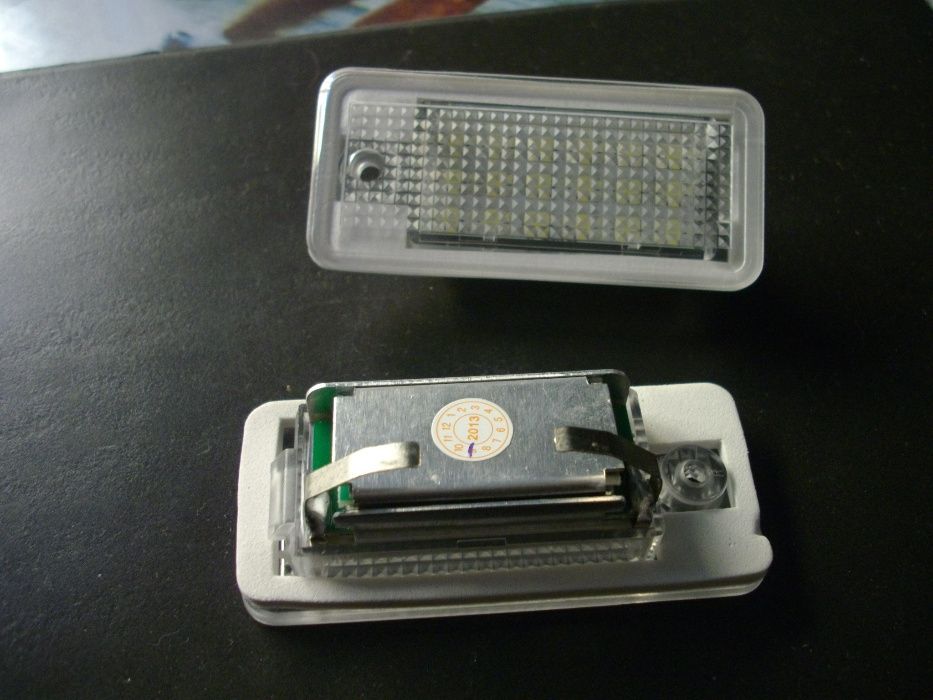 Luzes de matricula 24 led para audi a4 (b6 e b7), a3, a6 (4f), a8 (4e)