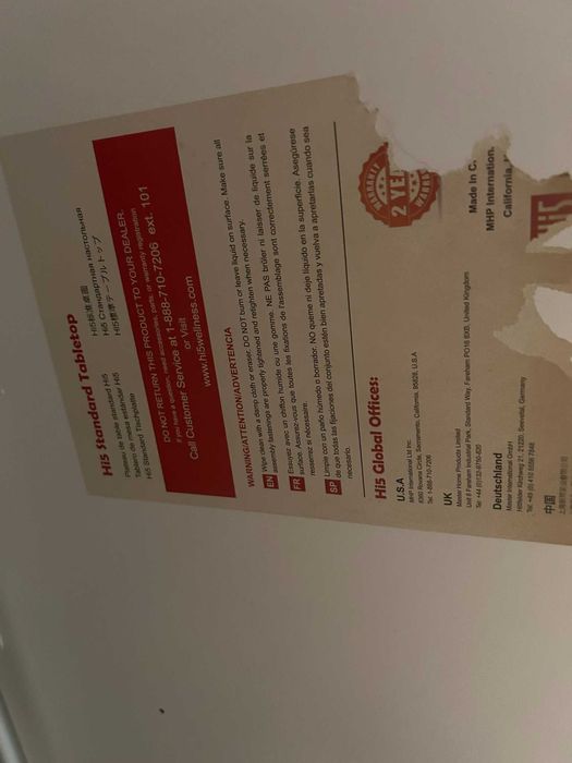 Biurko regulowane elektrycznie