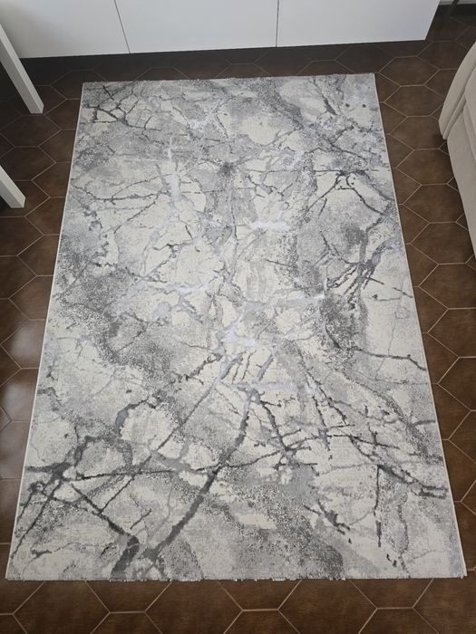 Carpetes Branco/Cinza