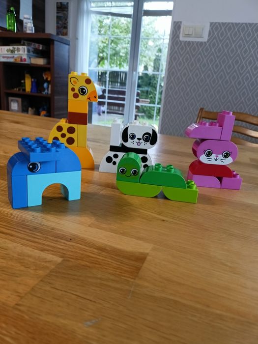 LEGO Duplo 10573 Kreatywne zwierzęta Królik Pies Żyrafa Gąsienica słoń