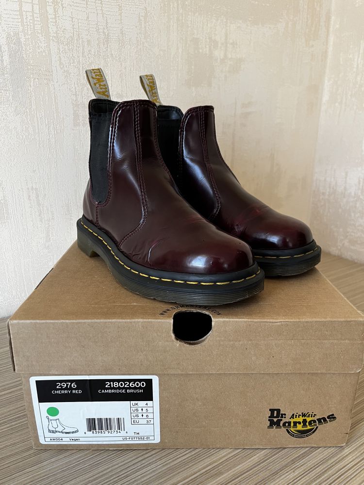 Женские ботинки челси Dr.Martens Chelsea Vegan Boots 2976 37 размер