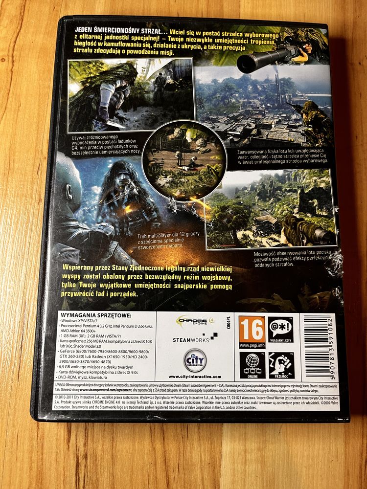 Gra na pc SNIPER Ghost Warrior