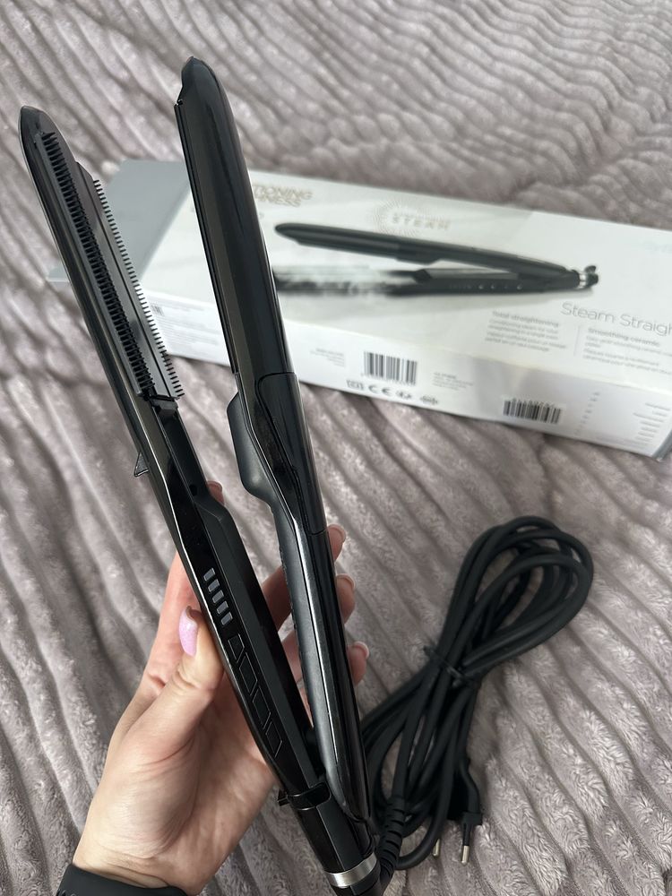 Утюжок/ Випрямляч для волосся паровий babyliss/ плойка для волос