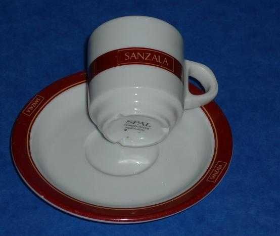 chávenas café com pires Lavazza Sanzala  e Nicola