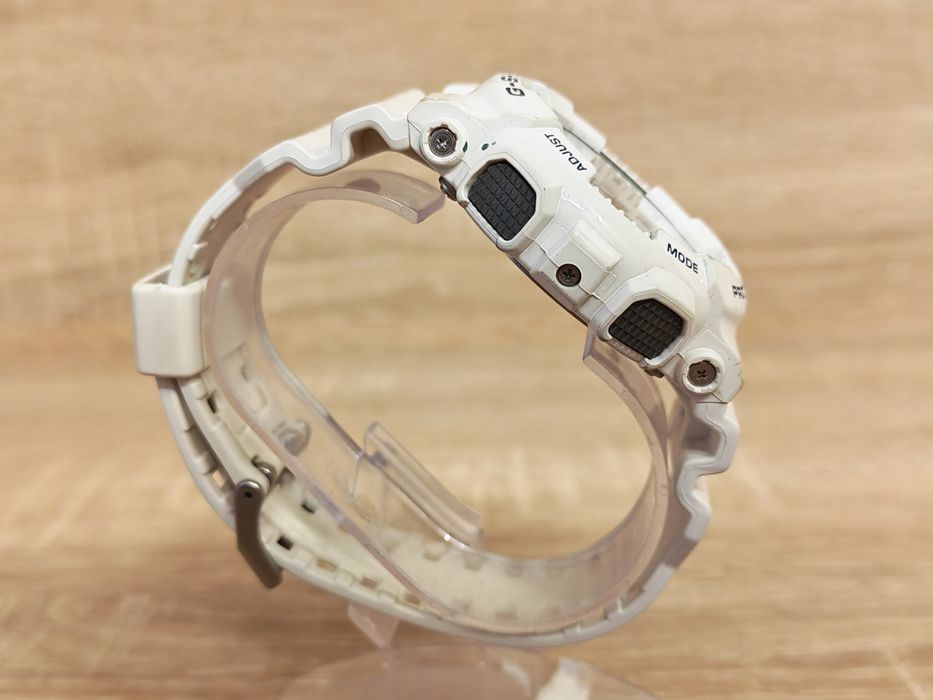 Zegarek g-shock ga100a biały sportowy męski analogowo cyfrowy