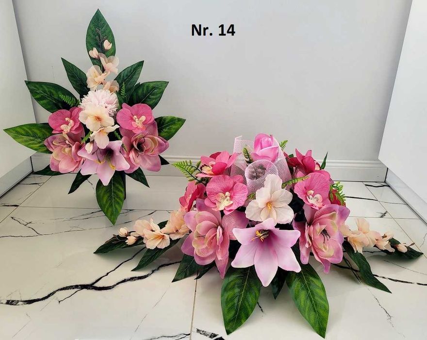 Stroik na grób, Cmentarz, Kompozycja kwiatowa ,Wiązanka +bukiet,Kwiaty