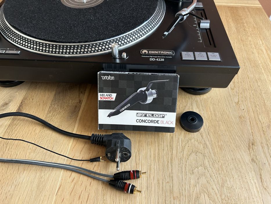 Gramofon Omnitronic DD-4220 Ortofon Concorde Reloop Technics