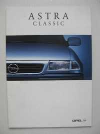 OPEL Astra F Classic Prospekt Opel Astra I Classic Katalog 10.1998r PL