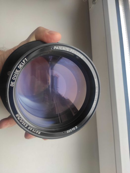Сверхсветосильный объектив Rayxar E 65/0,75  De Oude Delft. Голландия.