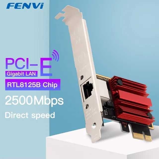 Fenvi мережева карта на чіпсеті Realtek 2,5Gbit / 2500 Mbit