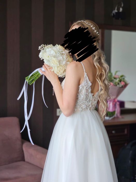 Romantyczna suknia ślubna