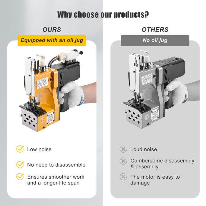 Máquina fechar sacos (nova)