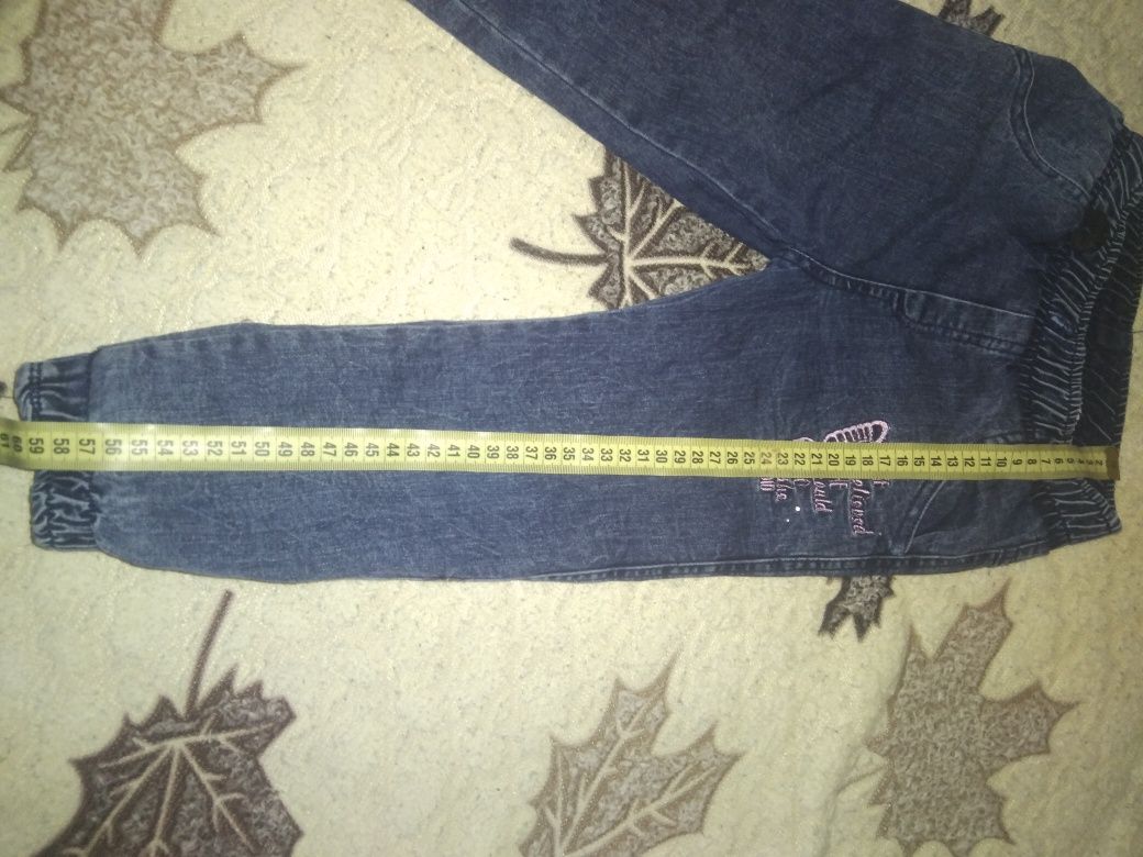 Теплі джинси для дівчинки 104