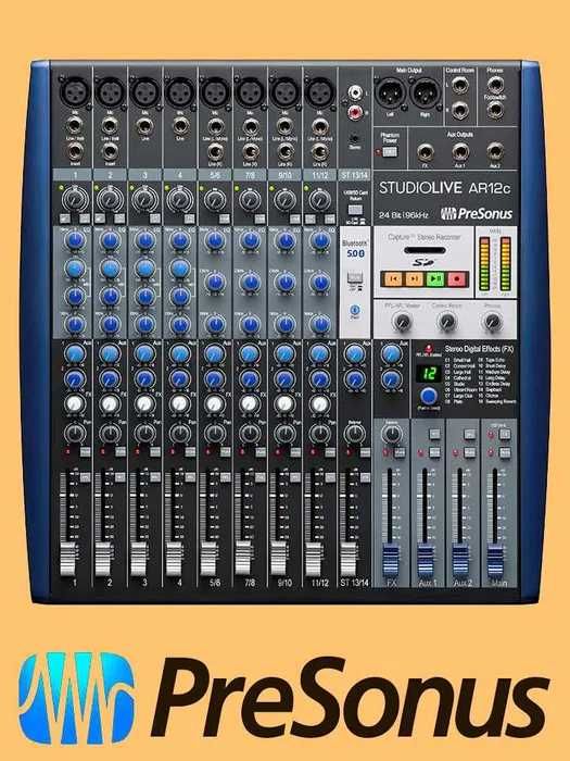 Мікшерний пульт PreSonus StudioLive AR8c / AR12c / AR16c