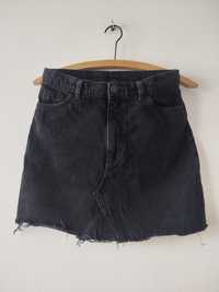 Jeansowa spódnica Monki rozmiar M z kieszeniami 100% bawełna