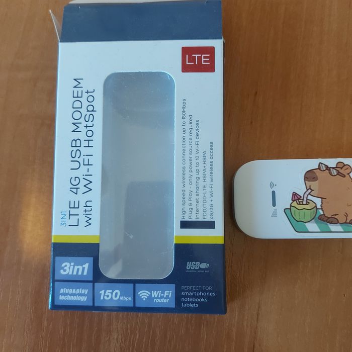 Модем 4g with Wi-Fi HotSpot