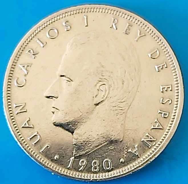 5 Pesetas de 1980 com *82* na estrela