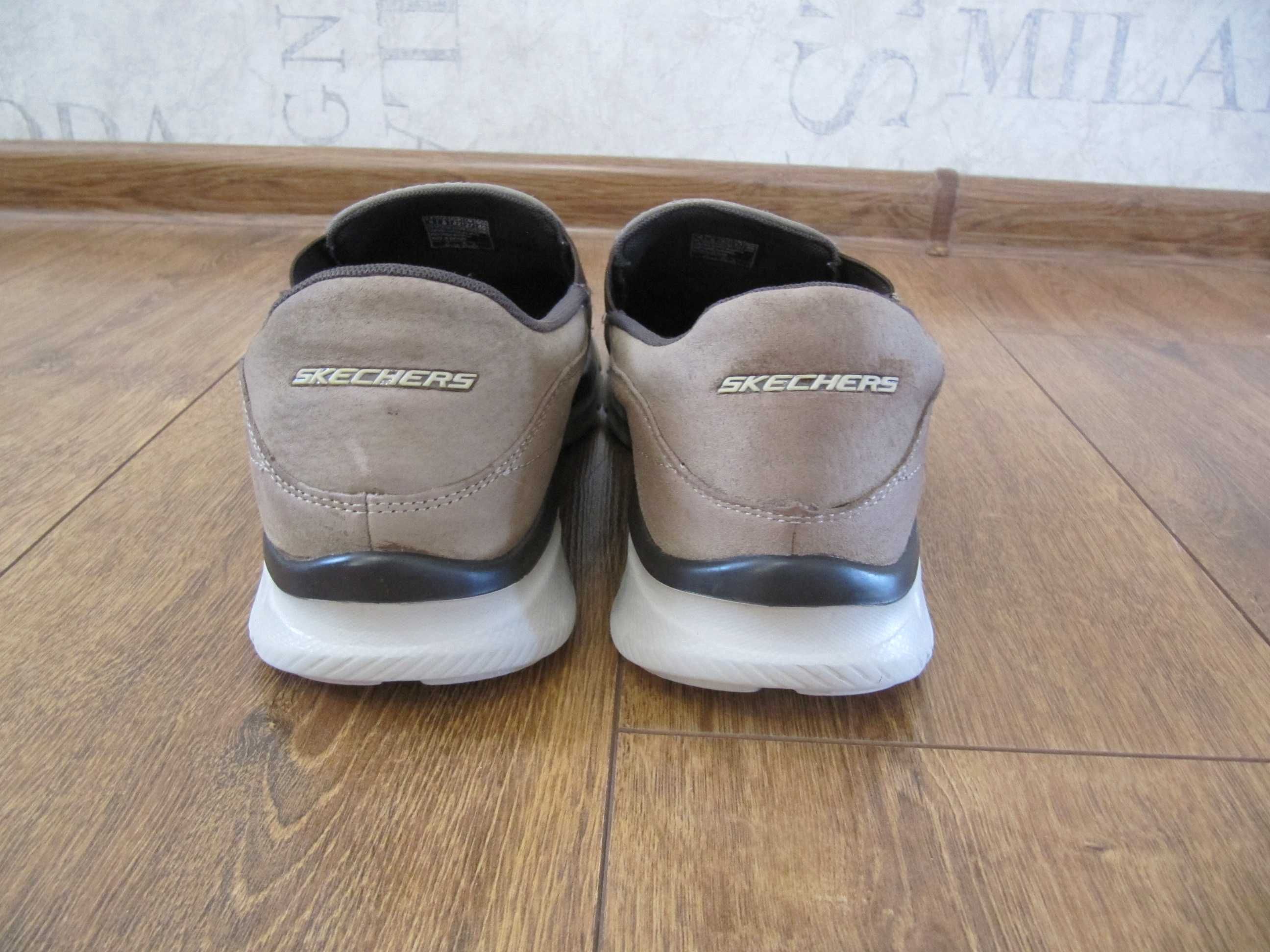 Чоловічі мокасини, шкіряні,  Skechers 42р 27,5см