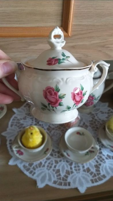 Serwis Porcelany do herbaty Tułowice sygnatura Prl