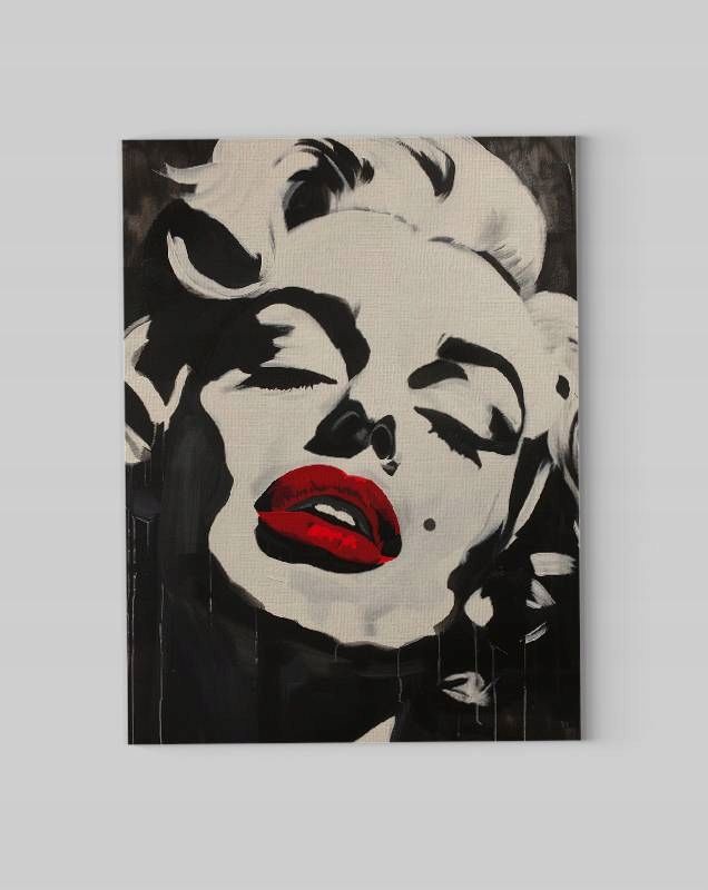 Obraz na płótnie Marilyn Monroe obraz na ścinę do pokoju salonu 90x120