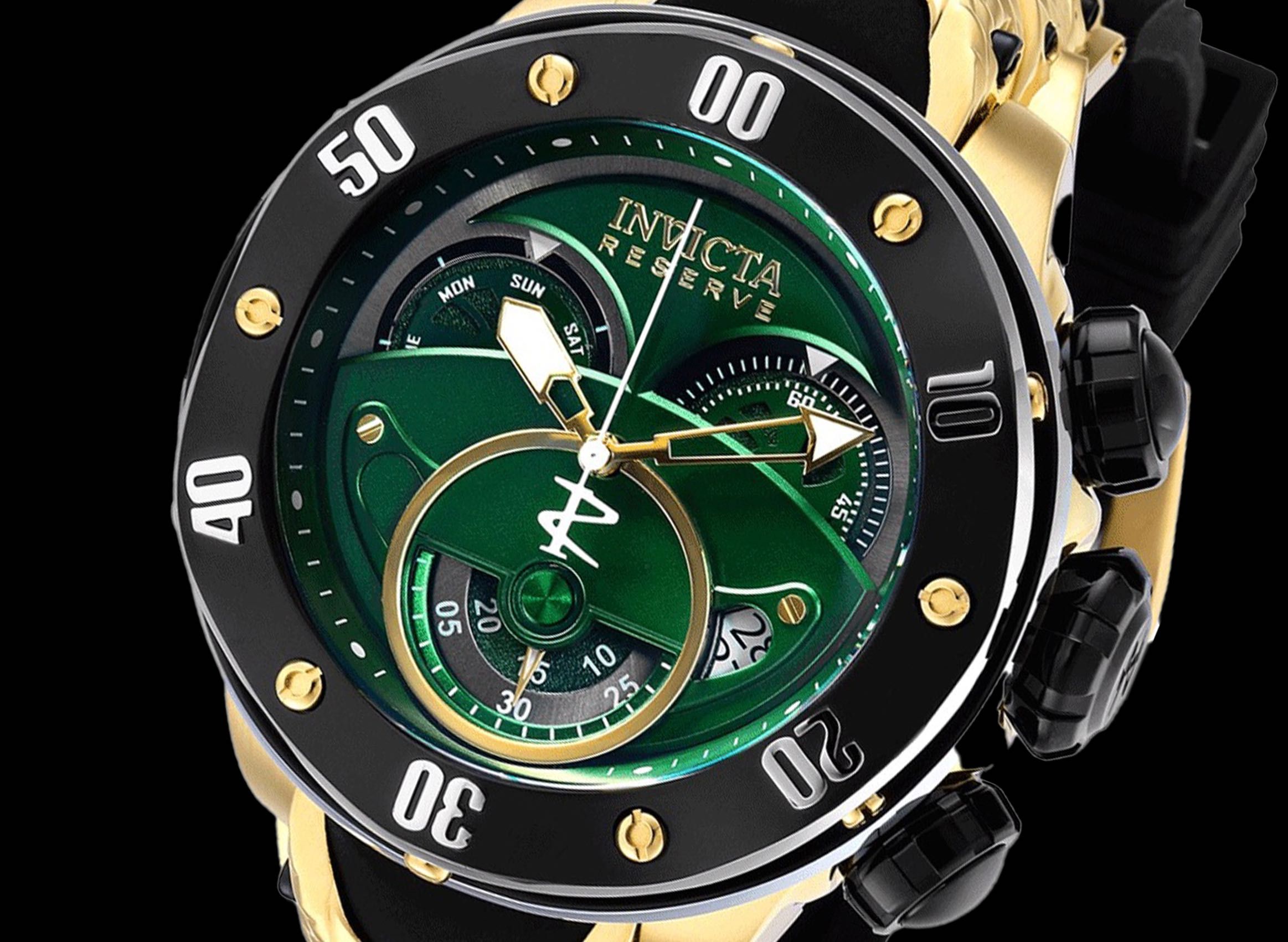 Мужские часы Invicta 36332 Reserve Kraken Swiss 54 mm. 200 MT.