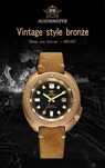 Дайверские часы ADDIESDIVE AD2104 бронза хомаж Seiko 6105