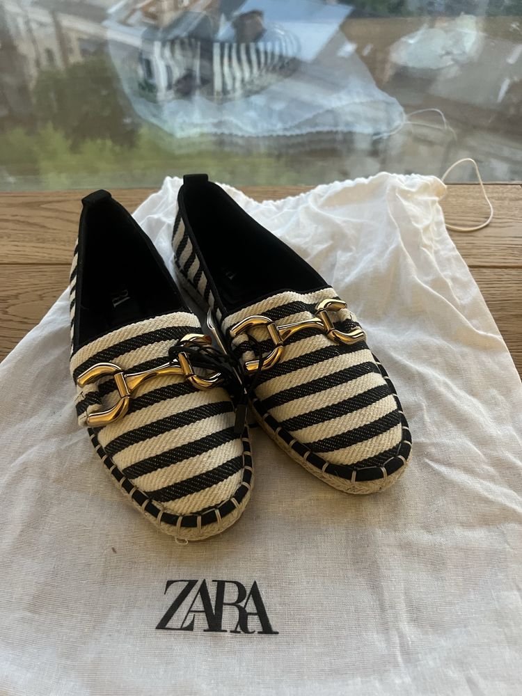 Еспадрилі, мокасини Zara, 37 розмір