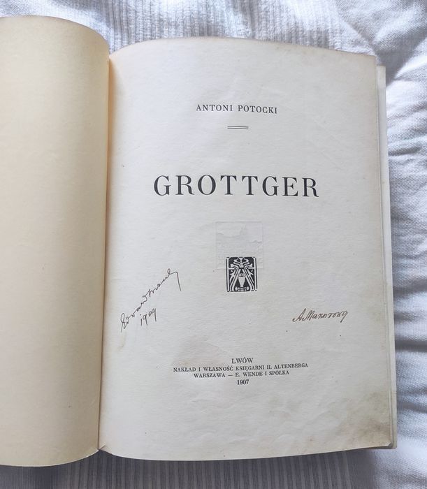 monografia Artur Grottger, Antoni Potocki Artur Grottger 1907 Lwów