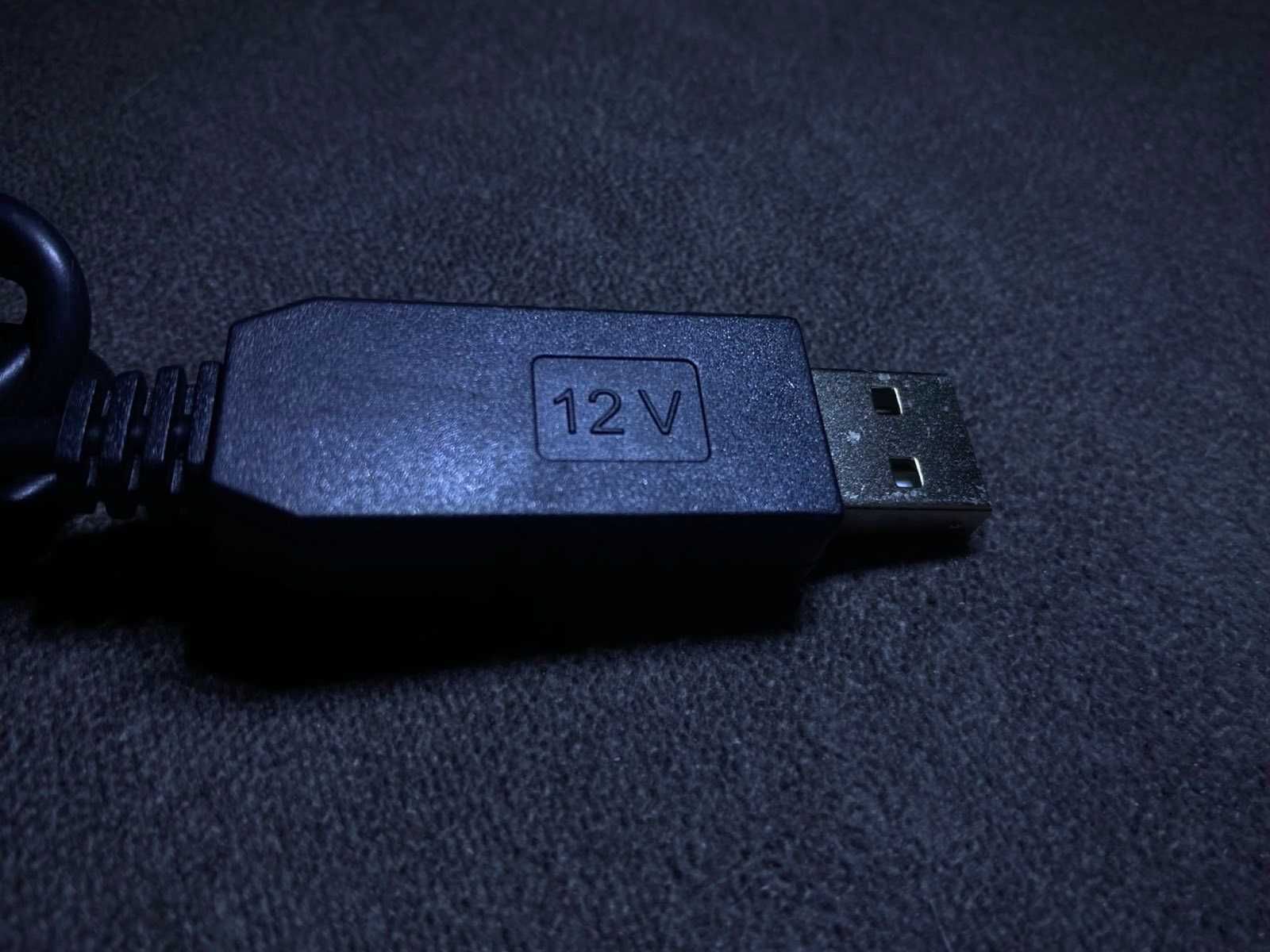 Кабель питания USB для роутера, модема; 12 и 9 вольт.