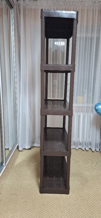 Стелаж полиця пластиковий 1800x370x820 мм