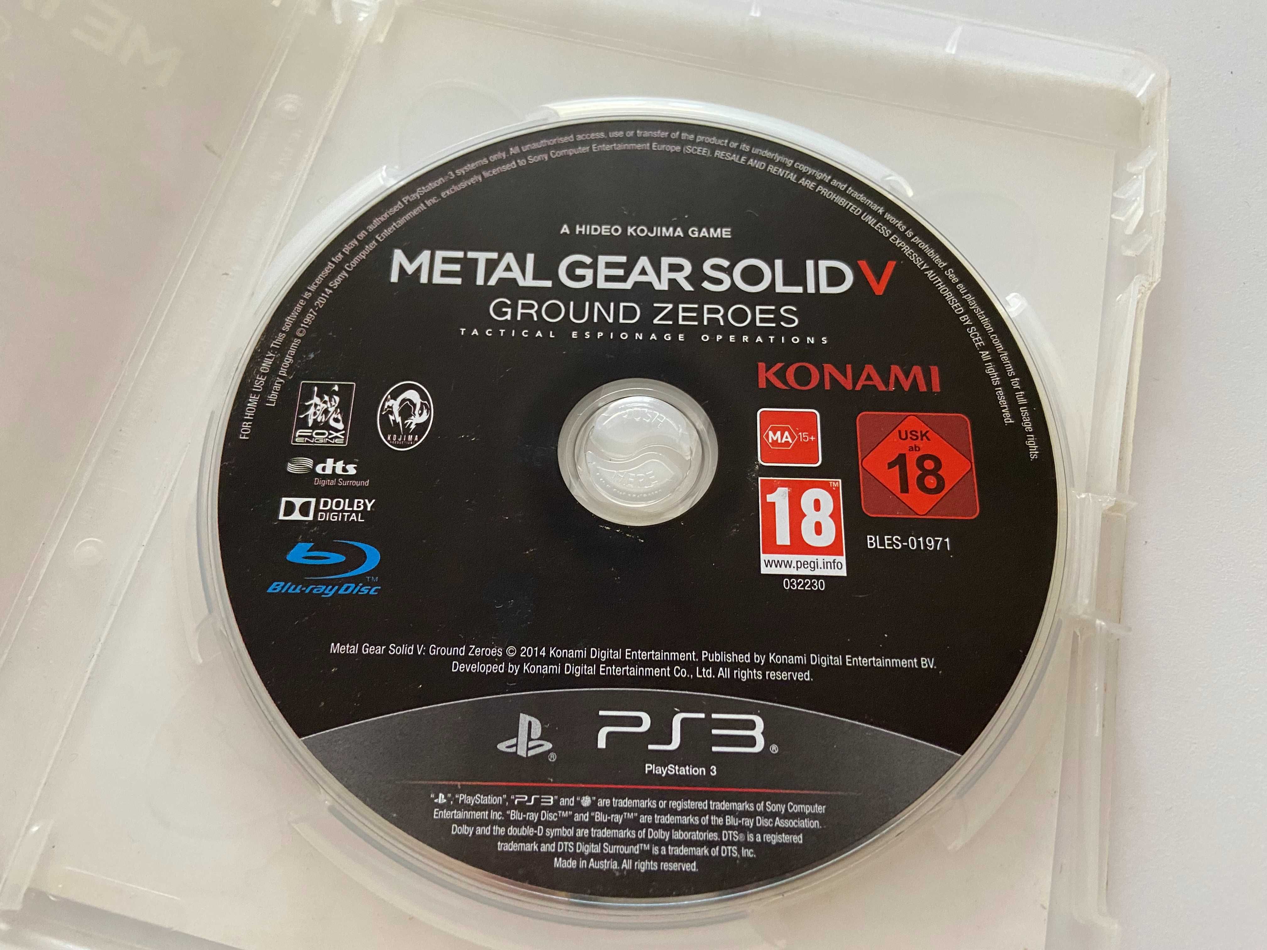 Metal Gear Solid V: Ground Zeroes PS3 Gra Playstation