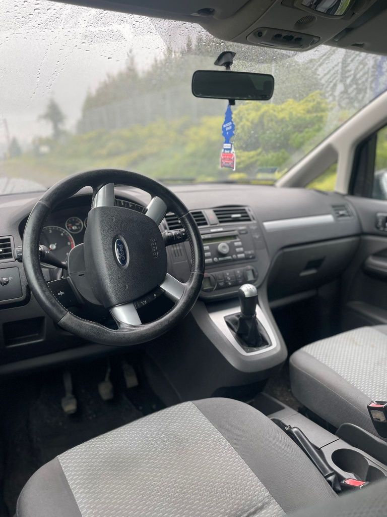 Ford C-Max 1.6 TDCi, 2005 r., srebrny