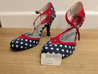 buty ruby shoo grochy, obcasy, retro, vintage
