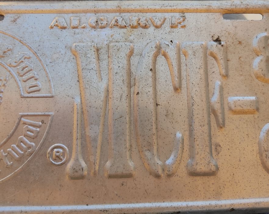 Chapa comomorativa moto clube de Faro