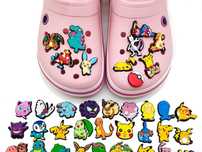 CROCS przypinki Pokemon Pikachu 6szt