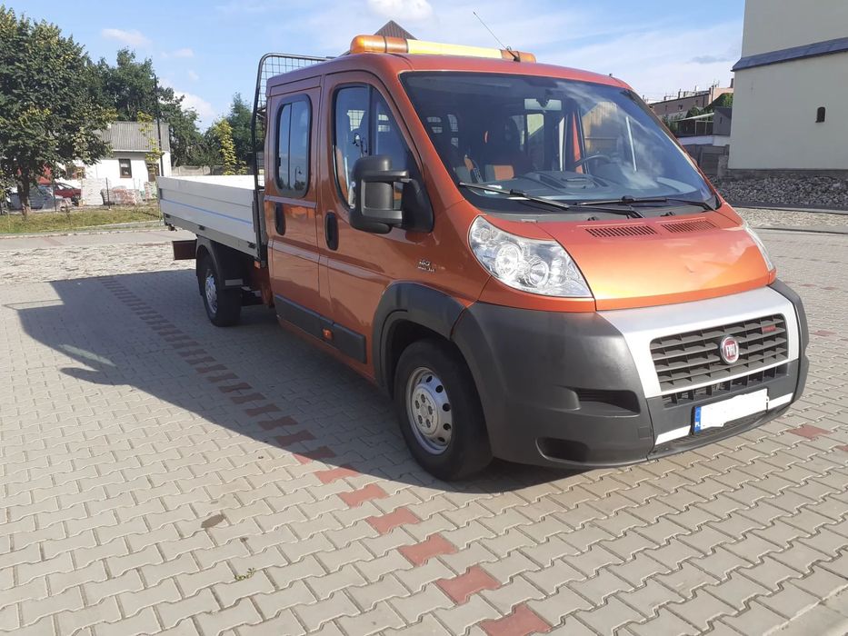 Fiat Ducato  Fiat Ducato 3.0 Doka 160KM Skrzyniowy Brygadowy 7 osobowy