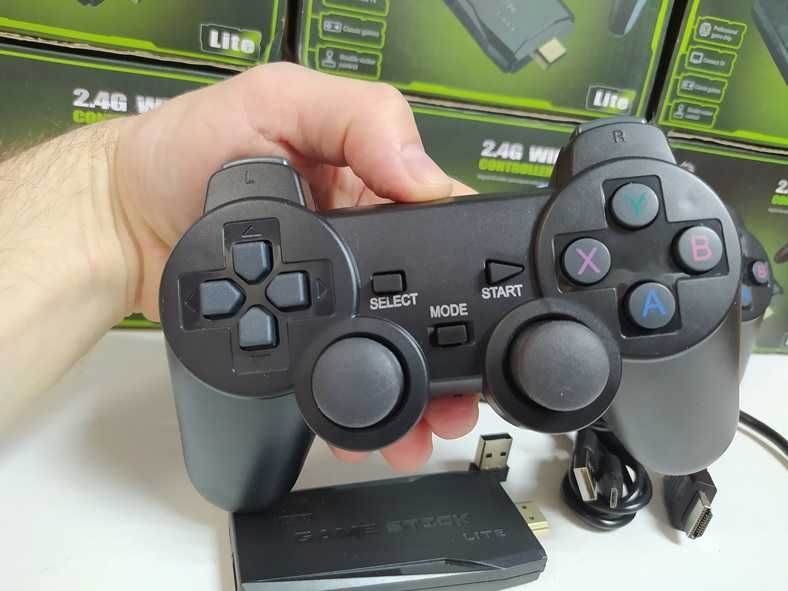 Ретро ігрова приставка Data Frog HDMI на 20000 ігор Денди Плейстейшн 1