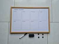 Organizer magnetyczny tablica planner