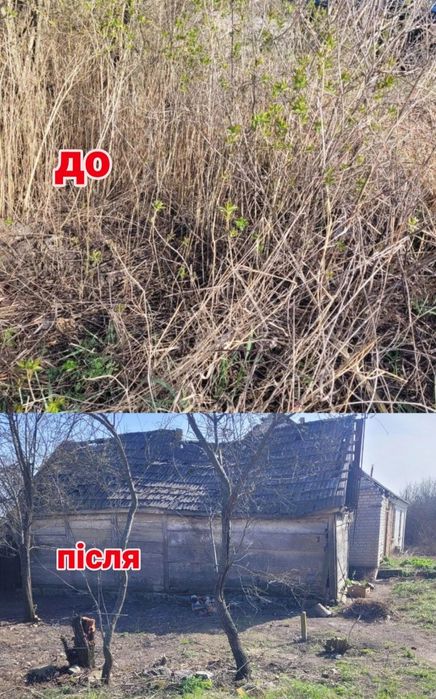 Косіння трави, прибирання ділянок