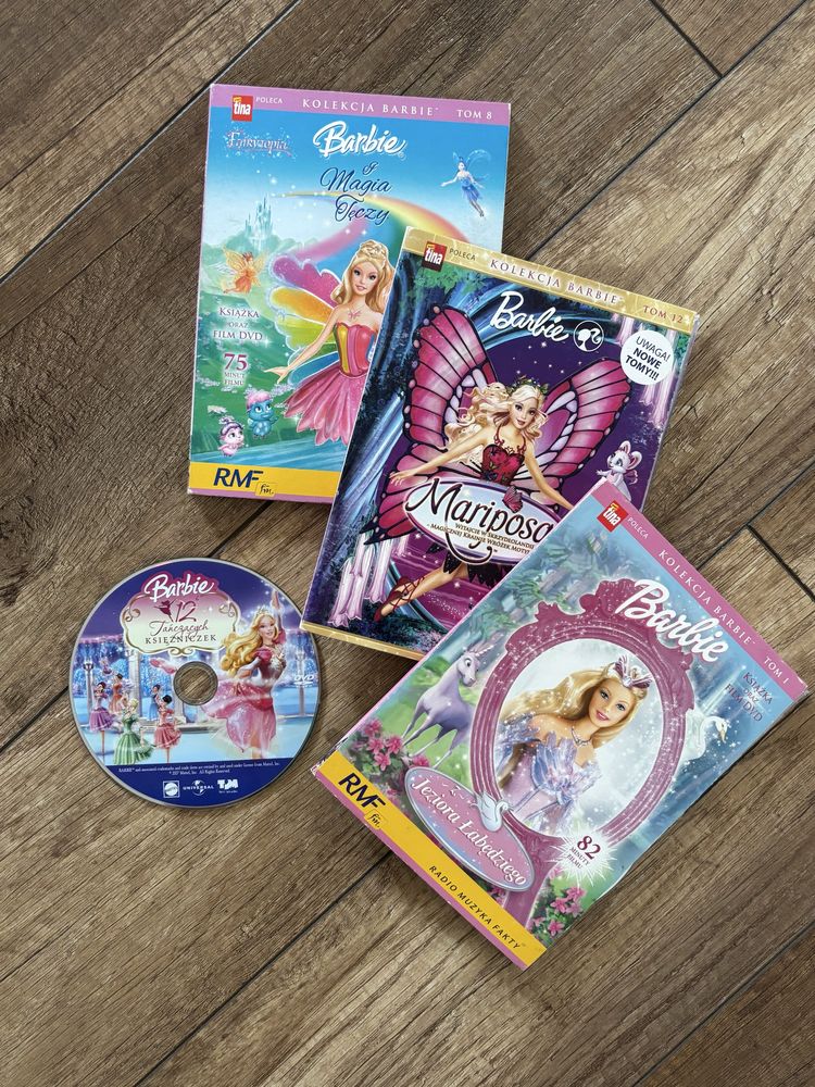 Barbie płyty DVD zestaw