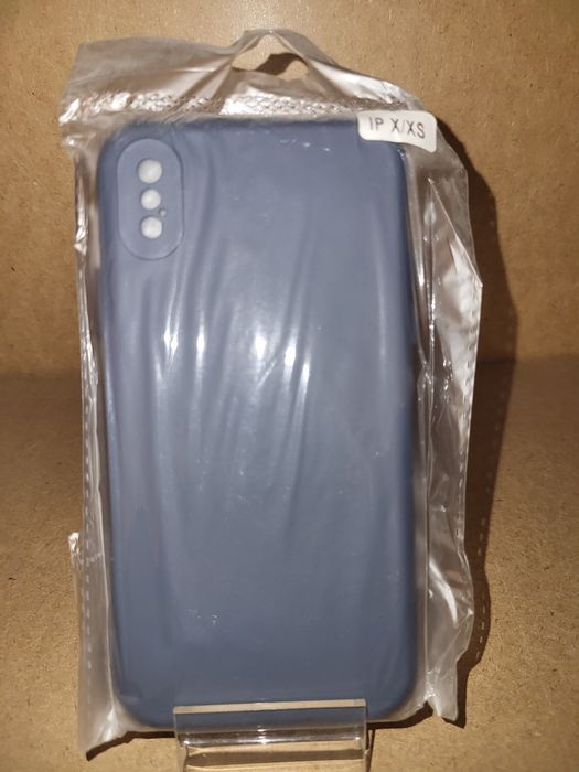 Etui iPhone X/XS - ciemnoniebieskie