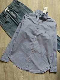 Polo Ralph Lauren женская рубашка оверсайз, рубашка в полоску, сорочка