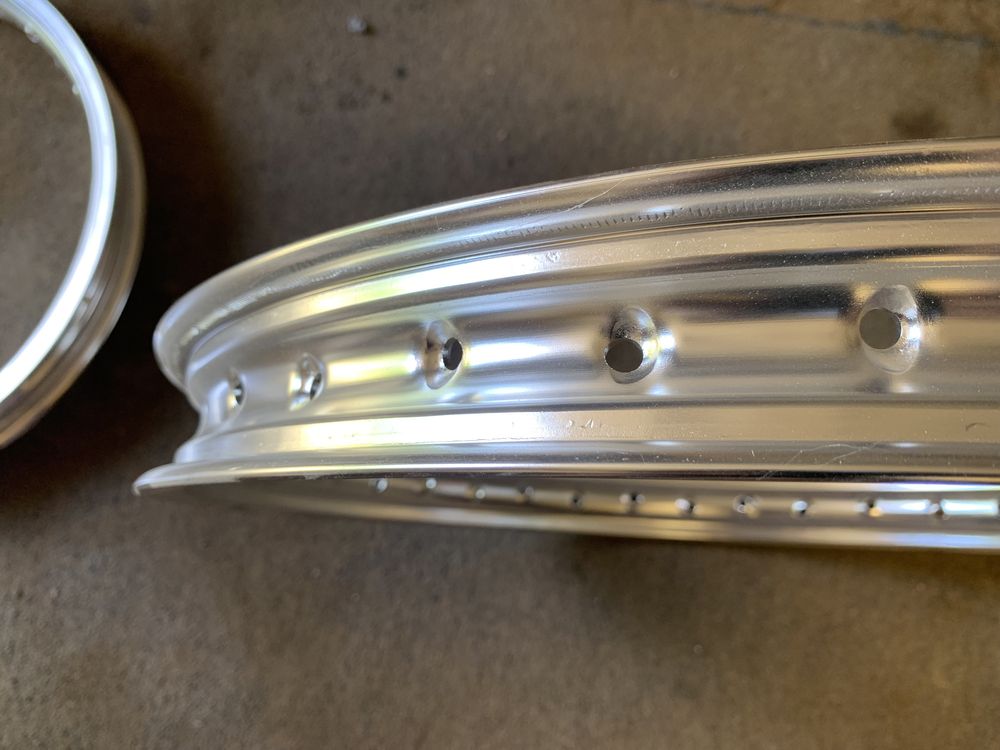 Nowe obręcze aluminiowe koła felgi 1.85x18, 1.60x21 WSK MZ enduro