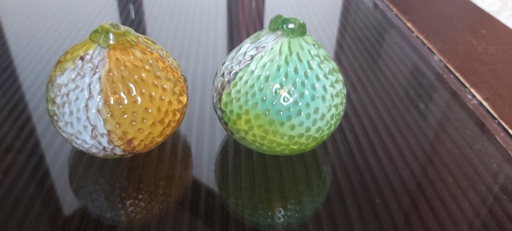 Фігурка апельсина гутне скло