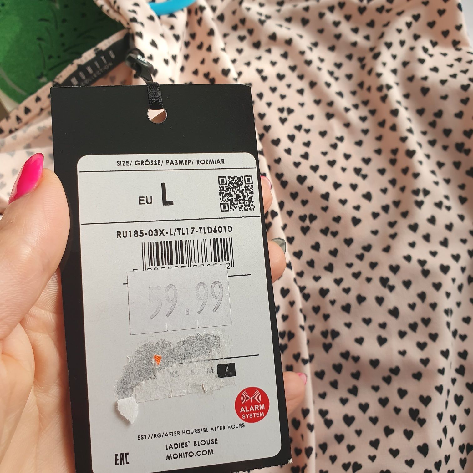 Nowa bluzka top mohito w serduszka serce seksi