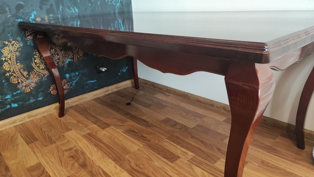 Stół kawowy z drewna